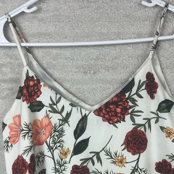 TAHARI Floral Camisole Western Romantic Feminine Cami Fully Lined Size XS - Picture 2 of 11